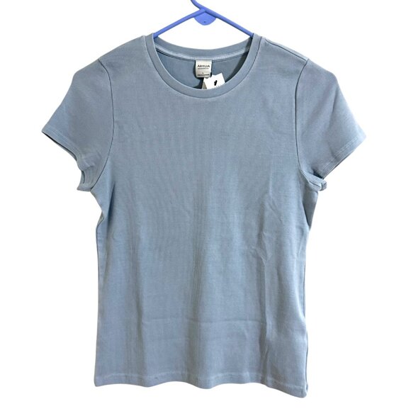 NWT Aritzia HomeStretch™ Rib Crew T-Shirt - Picture 3 of 8